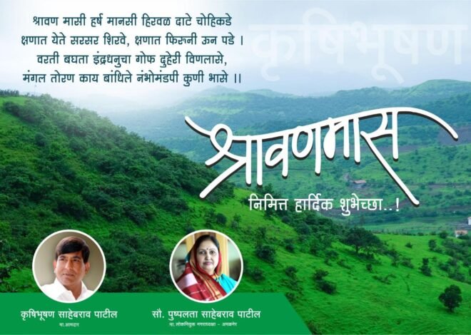 श्रावण मासी – सृष्टीसौंदर्याचा सण